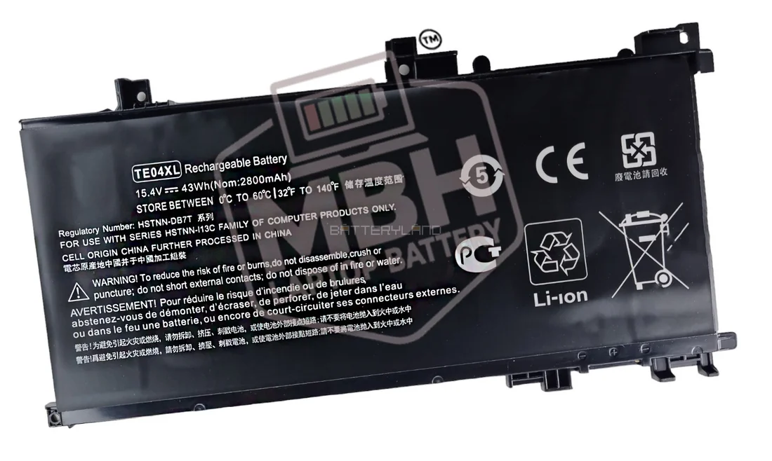 TE04XL Laptop Battery for HP OMEN 15-AX Pavilion 15-BC Series [15.4V/63.3Wh]